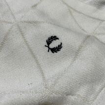 FRED PERRY フレッドペリー コットン綿 セーター 白 M ワンポイント刺繍_画像7