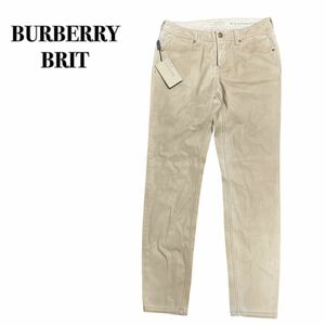 Burberry Brit Burry Brit Skinny Pants Beige 28W M Chino Pan с неиспользованной меткой