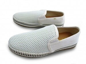 1 jpy ~L892 new goods Dedes mesh slip-on shoes 23. white *