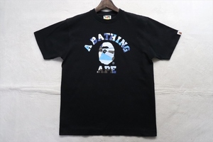 BAPE ア ベイシング エイプ メンズ 半袖Tシャツ M 黒