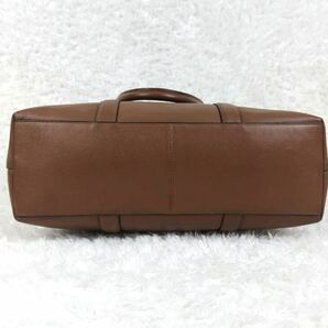 1円【極美品】COACH コーチ ビジネスバッグ F54758 トートバッグ 斜め掛け 2way ネイビー メンズ A4収納 通勤 大容量 チャーム PC 書類の画像5