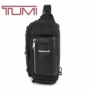 【新品未使用品】定価50,600円　トゥミ ウエストバッグ・ボディバッグ TUMI アルファ ブラヴォ 232399D BLACK メンズ ブラック 黒　