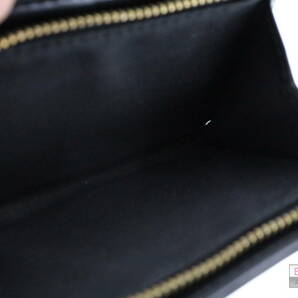 良品★R95 MARC JACOBS マークジェイコブス 財布 ブラック レディース 小銭入れあり 折りたたみ財布 約9.5×11×3.5cm 正規品の画像9