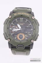 良品★R18 CASIO カシオ G-SHOCK ジーショック カーキ GA-2000 ショックレジスト 20気圧防水 腕時計 メンズ バックライト 動作確認済み_画像2