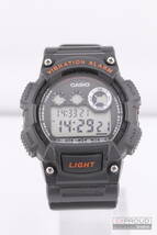 良品★R77 CASIO カシオ Collection STANDARD W-735H スタンダード 10気圧防水 LEDバックライト 腕時計 ブラック メンズ 動作確認済み_画像2