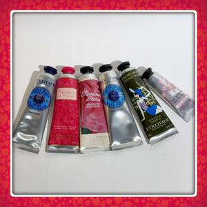 L'OCCITANE ロクシタン ★ハンドクリーム6本セット★未使用品★30ml×5本、10ml×1本★ローズ、ピオニー、ヴァーベナ、シア