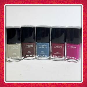 CHANEL Chanel *veruni nails enamel *5 pcs set *veruni long tunyu759,veruni555,559,469,487