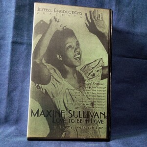 VHS maxi nsali Van MAXINE SULLIVAN LOVE TO BE IN lOVE текущее состояние товар 