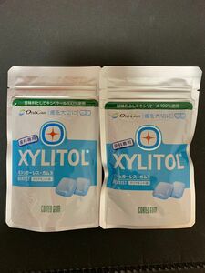 キシリトール100％ガム　歯科専用　クリアミント2袋