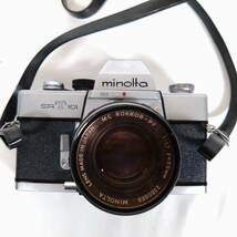 Minolta ミノルタ SRT101 一眼レフフィルムカメラ MC ROKKOR-PF 1:1.7 f=55㎜ カメラ KD0107_画像2