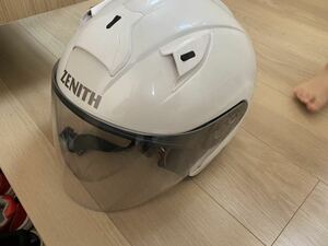 ゼニス　ZENITH ジェットヘルメット YJ-14ホワイト 中古　Lサイズ