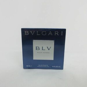 re0417【ヤマト60】BVLGARI ブルガリ ブルー BLV プールオム EDT 100ml 香水 フィルム未開封 保管品