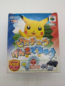 Nintendo NINTENDO64 ニンテンドー64 ピカチュウげんきでちゅう ポケモン VRS 音声 システム ソフト アクセサリー 箱付き 任天堂