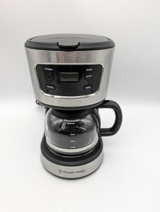 動作品 コーヒーメーカー Russell Hobbs 2020年製 ラッセルホブス ドリップ式 ベーシックドリップ ブラック 7620JP キッチン雑貨 小型家電