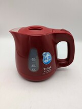 動作品 T-fal ティファール Aprecia アプレシア 電気ケトル 電気ポット 湯沸かし KO39 レッド RED 赤 小型家電_画像5