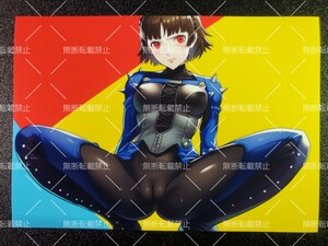 Persona5　ペルソナ5　新島真　P　写真　イラスト　同人　ファンアート　イラストアート　2L判