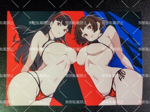 Persona　ペルソナ　新島真&天城雪子　F　写真　イラスト　同人　ファンアート　イラストアート　2L判