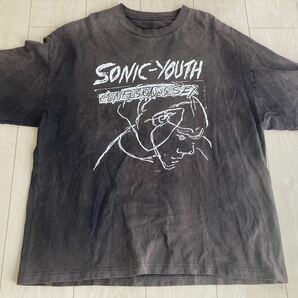 ヴィンテージ Tシャツ XL 90s バンドTシャツ 黒 ソニックユースSONIC YOUTH古着の画像1