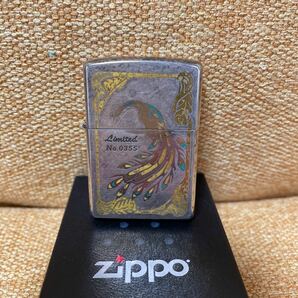 ZIPPO ライター リミテッド くじゃく ジャンク品の画像1