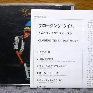 トム・ウェイツ／CD「クロージング・タイム」国内盤 TOM WAITSの画像4