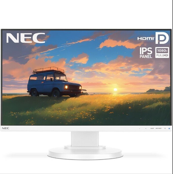 NEC 24型3辺狭額縁IPSワイド液晶ディスプレイ(白) LCD-E241N