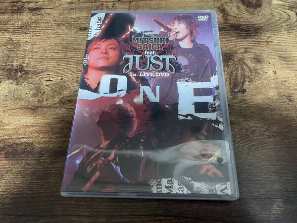 斎賀みつきDVD「LIVE DVD feat.JUST 1st. LIVE 2008 ONE」西岡和哉●