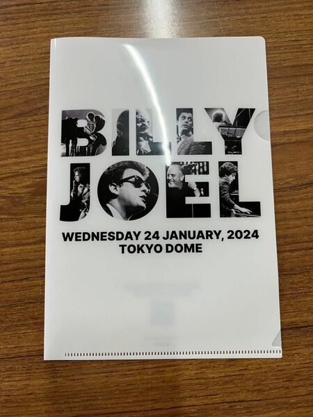 【未使用　送料無料】Billy Joel クリアファイル〔非売品〕よこ153×たて220mm