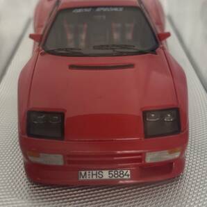 全日本模型ホビーショー会場受注品 アイドロン EIDOLON メイクアップ MAKE UP 1/43 KOENIG FERRARI TESTAROSSA TwinTurbo 710ps Bright Redの画像3