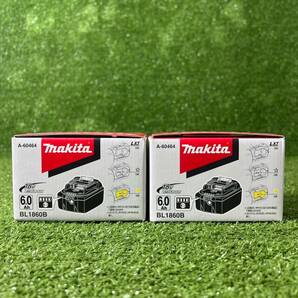 ★未使用2個セット マキタ makita リチウムイオンバッテリ BL1860B 18v 6.0Ah 純正 バッテリ 急速充電 領収OK w0415-6の画像7