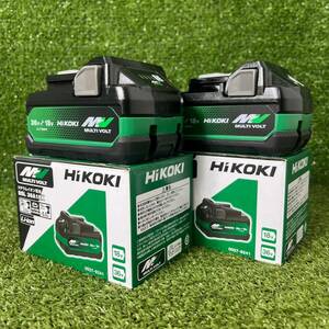 ★未使用2個セット HiKOKI ハイコーキ マルチボルトバッテリ リチウムイオン電池 BSL36A18X 純正 蓄電池 領収OK w0415-15