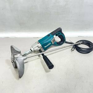 【動画有り】makita マキタ かくはん機 UT2204 攪拌機 電動工具 ミキサー コード式 カクハン機 領収OK/直引可 h0418-3-5b