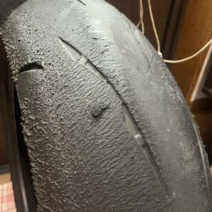 中古MCタイヤ 2021年製造 BRIDGESTONE BATTLAX RACING R11 MEDIUM 190/55R17 ブリヂストン バトラック レーシング 190 55 17 2921 K4711の画像3