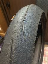 中古MCタイヤ 2022年製造 PIRELLI DIABLO SUPERCORSA V3 SC1 140/70ZR17 ピレリ ディアブロ スーパーコルサ 140 70 17 0822 K4712_画像2