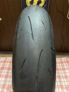 中古MCタイヤ 2021年製造 DUNLOP SPORTMAX α-14 120/60R17 ダンロップ スポーツマックス 120 60 17 0721 K4773