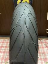 中古MCタイヤ 2021年製造 DUNLOP SPORTMAX ROADSMARTⅢ 120/70ZR17 ダンロップ スポーツマックス ロードスマート 120 70 17 1121 K4796_画像1