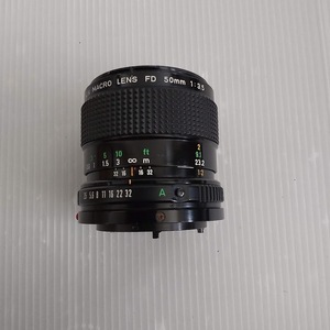 ●[現状品] キヤノン Canon New FD NFD Macro Lens 50mm F3.5 58630