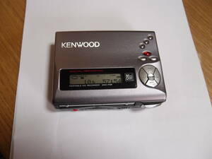 KENWOOD 　ポータブルMDレコーダー　DMC-F5R　　動作品 　充電池付き