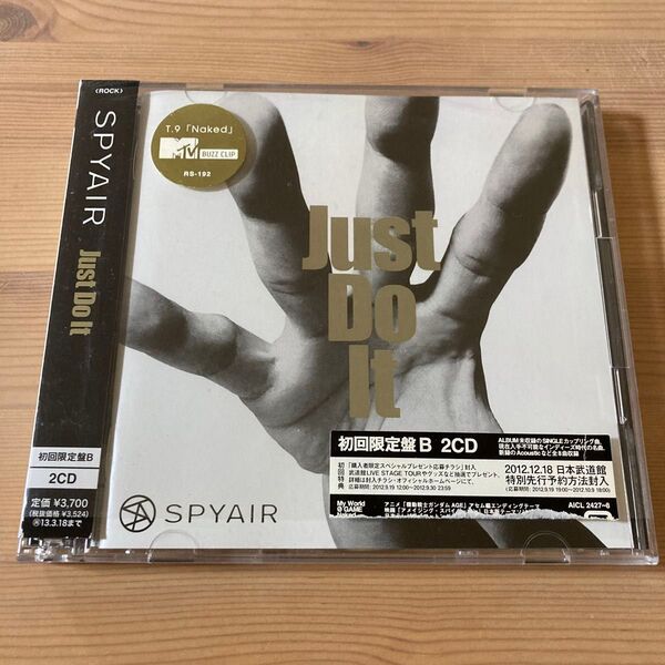 SPYAIR 『Just Do It (初回生産限定盤B)』2枚組CD