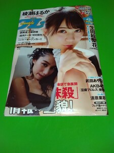 生田絵梨花 週刊プレイボーイ 2017ねこ No.18 シュリンク 新品未開封品 武田あやな 生写真 綾瀬はるか AKB48 清原果耶