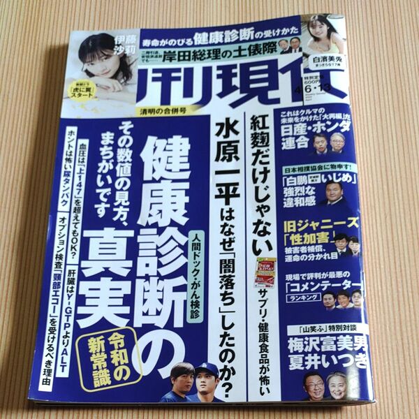 週刊現代 ２０２４年４月１３日号 （講談社）