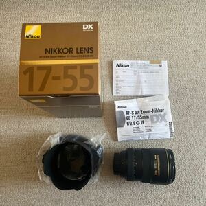  Nikon lens NIKKOR AF-S DX 17-55 f/2.8G IF-ED