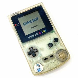 Nintendo 任天堂 GAMEBOY COLOR ゲームボーイ カラー クリア 本体 CGB-001 ゲーム 通電確認済み alp岩0221
