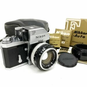 動作品 Nikon ニコン F ボディ NIKKOR-S・C Auto 1:1.4 50mm マニュアルフォーカス レンズ フォトミック 一眼レフカメラ alpひ0316