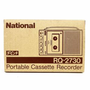 未使用品 Nationalナショナル ポータブルカセットレコーダ ダ・ビンチ RQ-2730 alp梅0307の画像1