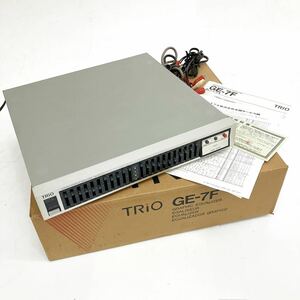 TRIO トリオ GE-7F ステレオグラフィックイコライザー オーディオ機器 通電確認済 alpひ0403