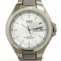 稼働品 CASIO カシオ LIN-171J-8A LINEAGE リニエージ アナログ 腕時計 デイデイト alpひ0408_画像1