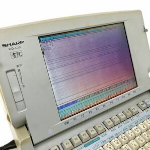 動作品 SHARP シャープ 書院 WD-C10 日本語ワードプロセッサー ワープロ カラー液晶 alp岩0411の画像2