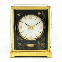 JAEGER-LECOULTRE ジャガー・ルクルト ATMOS アトモス Plexi Black Bee 空気時計 永久時計 置時計 alp梅0416_画像1