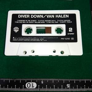 カセットテープ ヴァン・ヘイレン Van Halen ダイバーダウン Diver Down ダイヴァー・ダウン 解説書付きの画像3