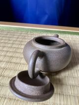 中国茶器 煎茶道具 宜興紫砂 急須 時代物 唐物 茶道具 茶器 中国美術 在銘_画像6